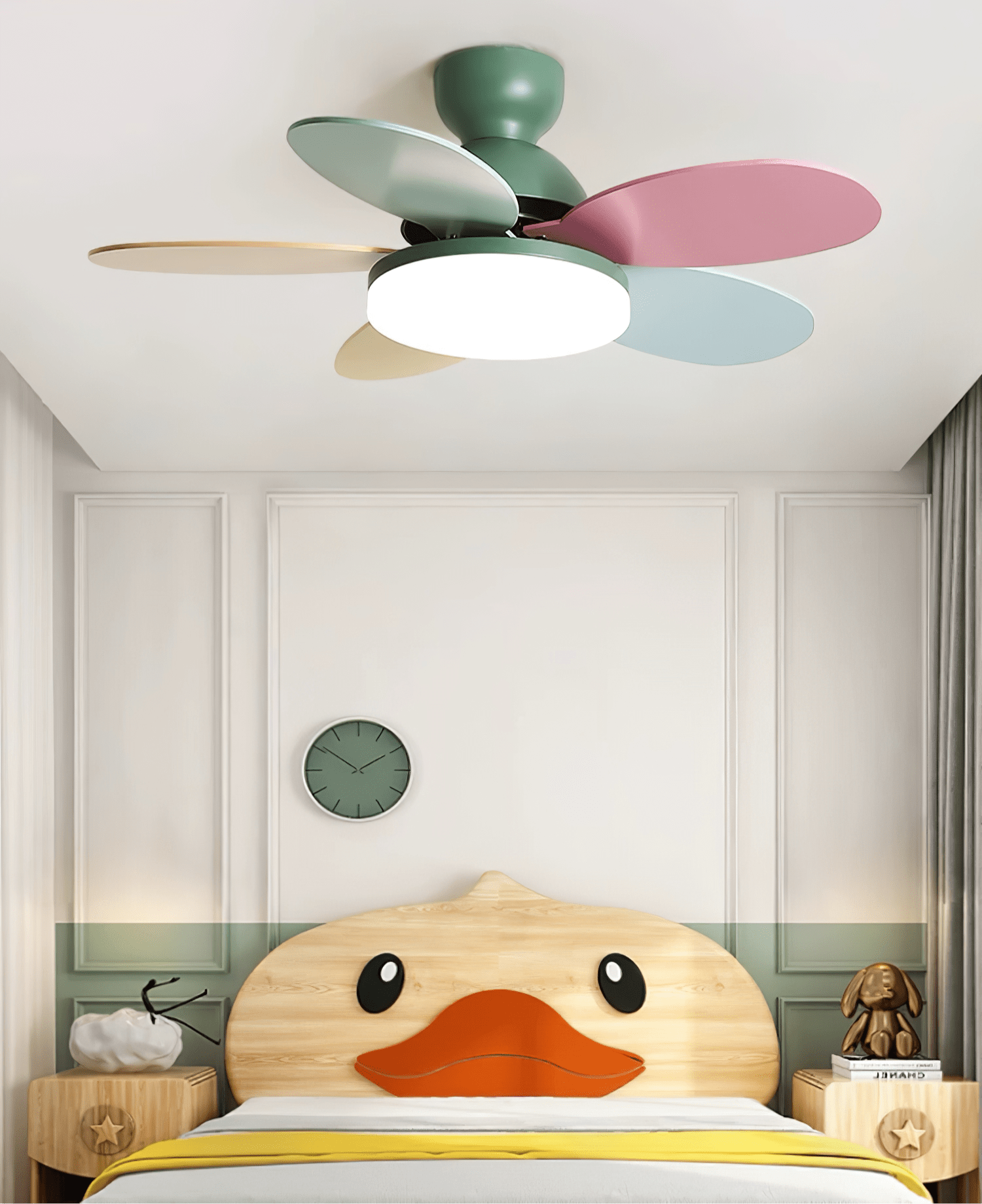 Moderne Deckenventilatorleuchte Lareo