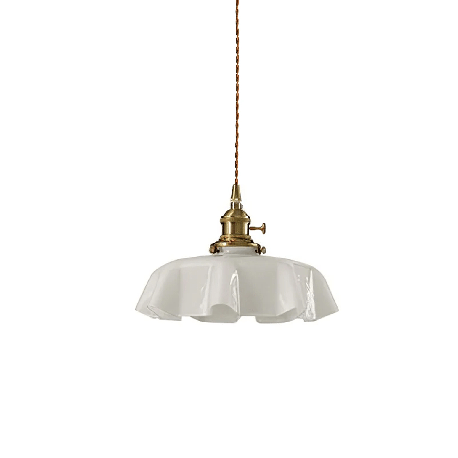 Vintage Pendelleuchte Serer