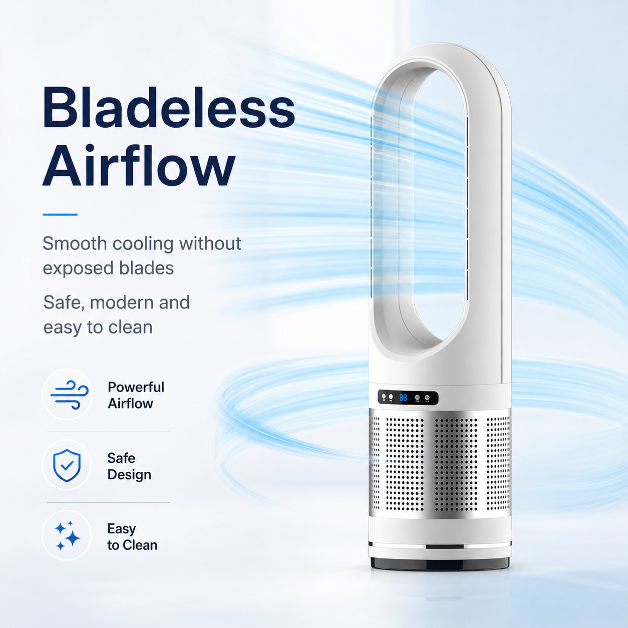 RILEN - Blattloser Turmventilator