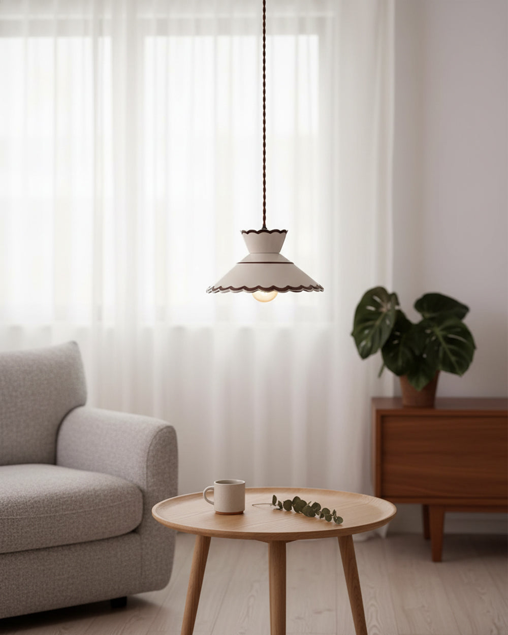 Vintage Pendelleuchte Larerelle