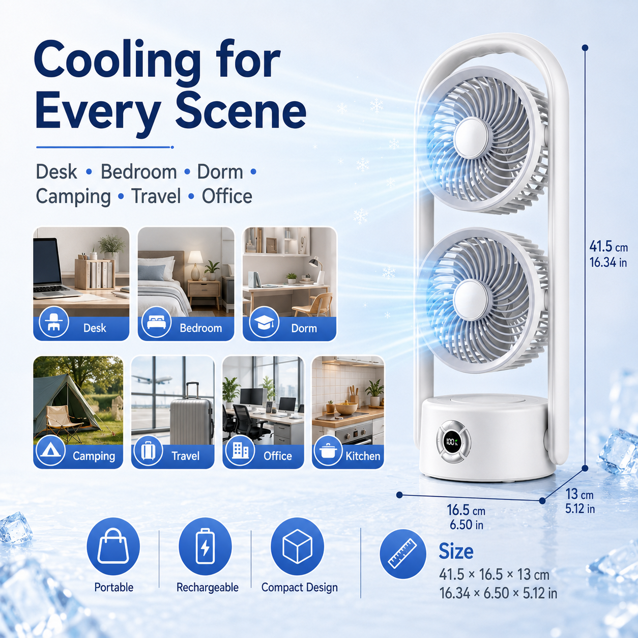 AMERA - Mobiler Turmventilator
