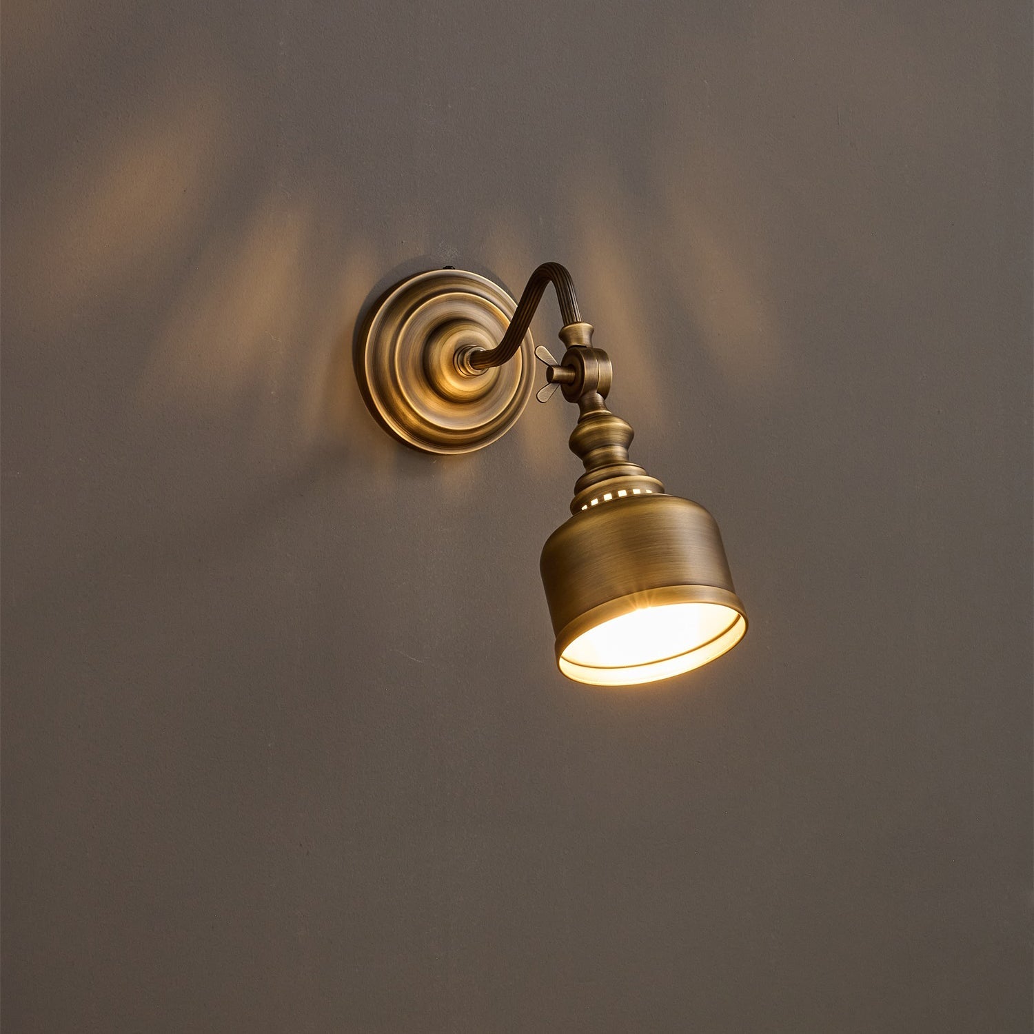 Vintage Wandleuchte Marbel