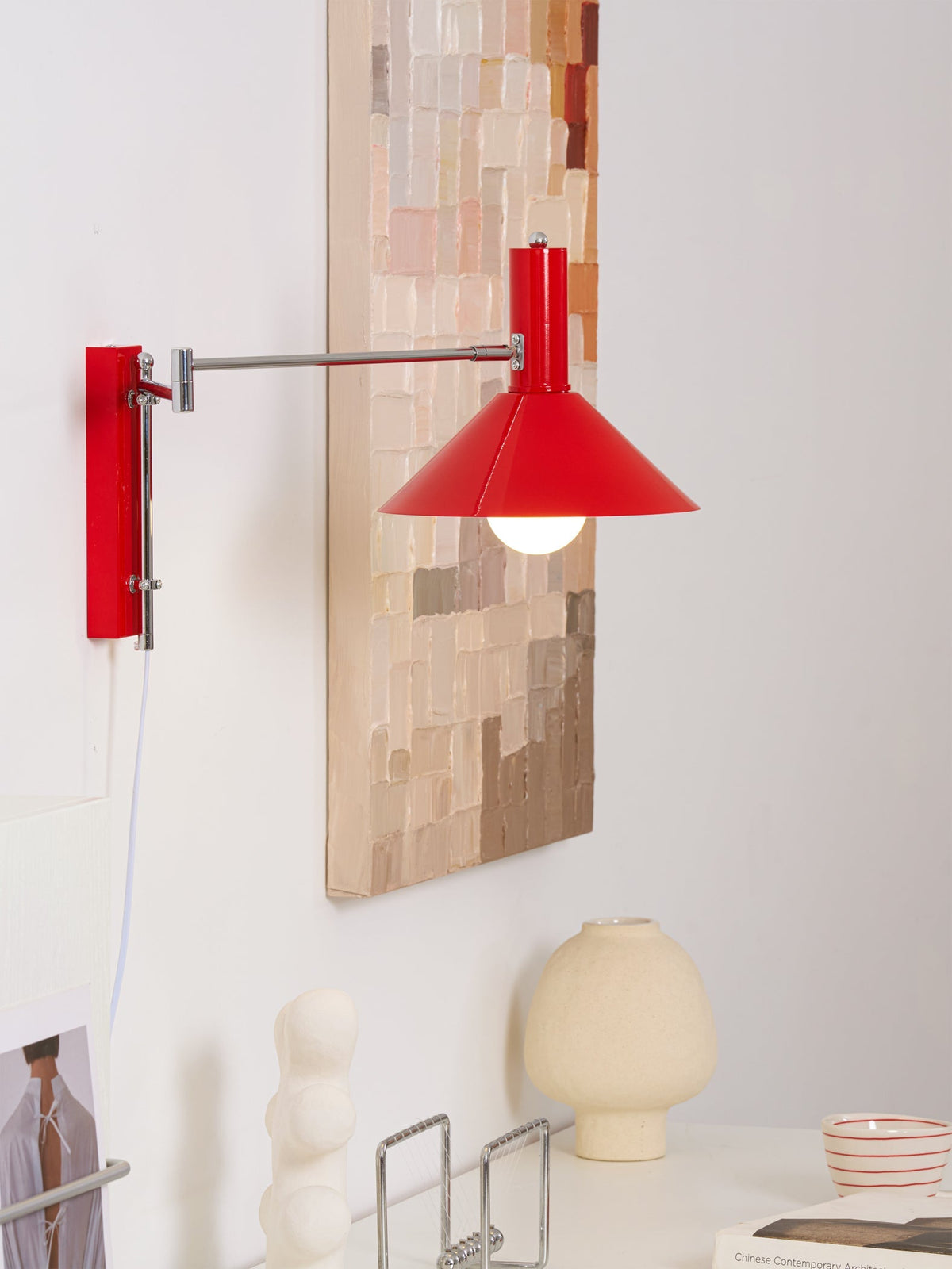 Minimalistische Wandleuchte Dorrino