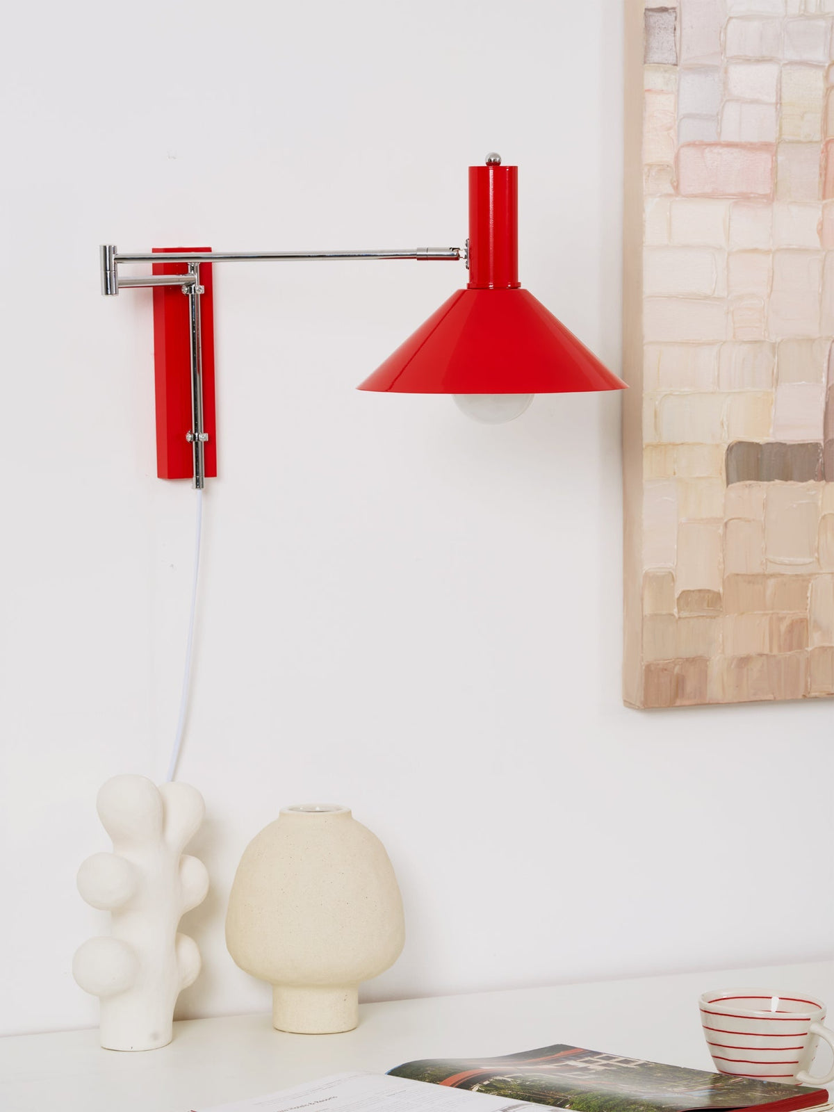 Minimalistische Wandleuchte Dorrino
