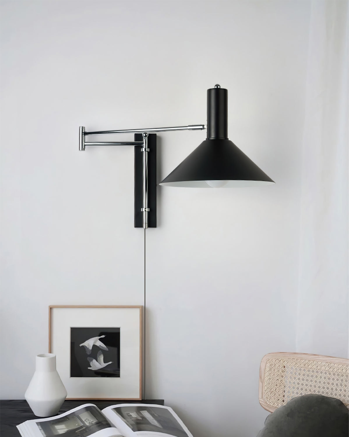 Minimalistische Wandleuchte Dorrino