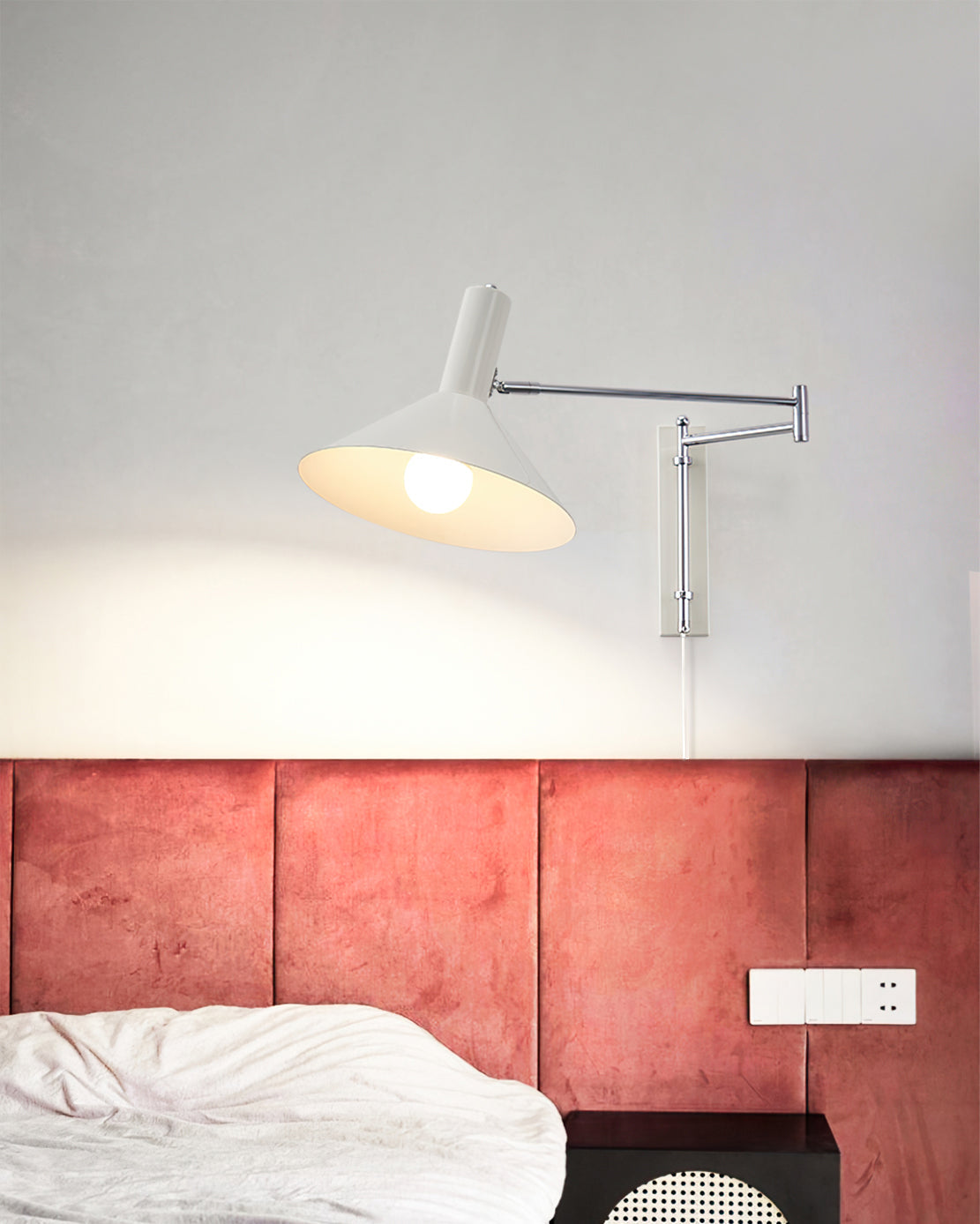 Minimalistische Wandleuchte Dorrino