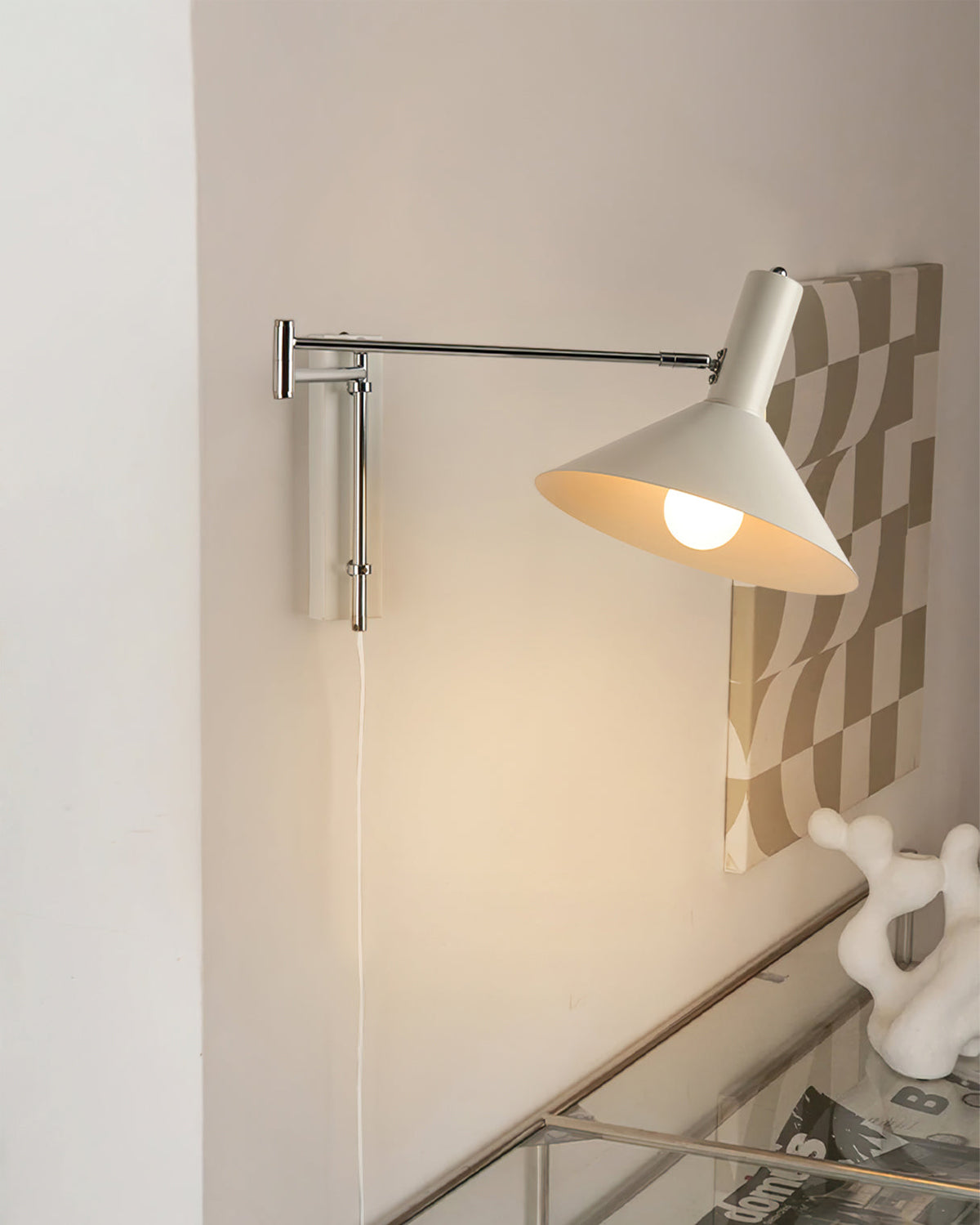 Minimalistische Wandleuchte Dorrino