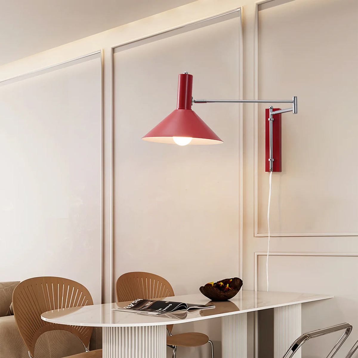 Minimalistische Wandleuchte Dorrino