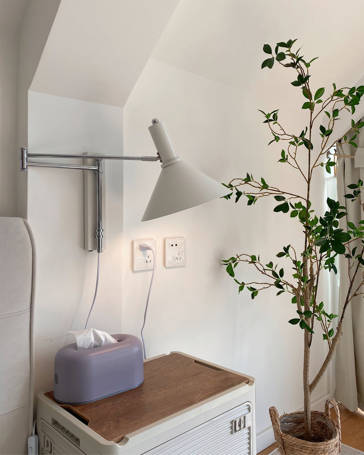 Minimalistische Wandleuchte Dorrino