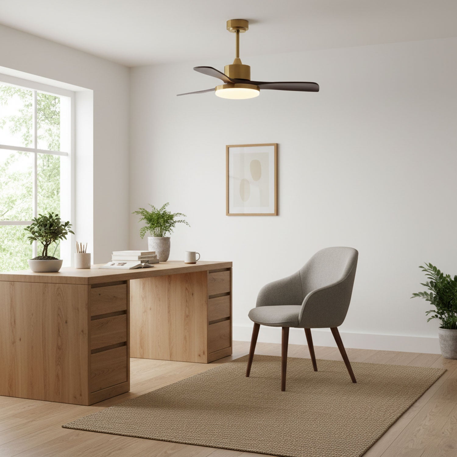 Deckenventilator mit Licht Lariena