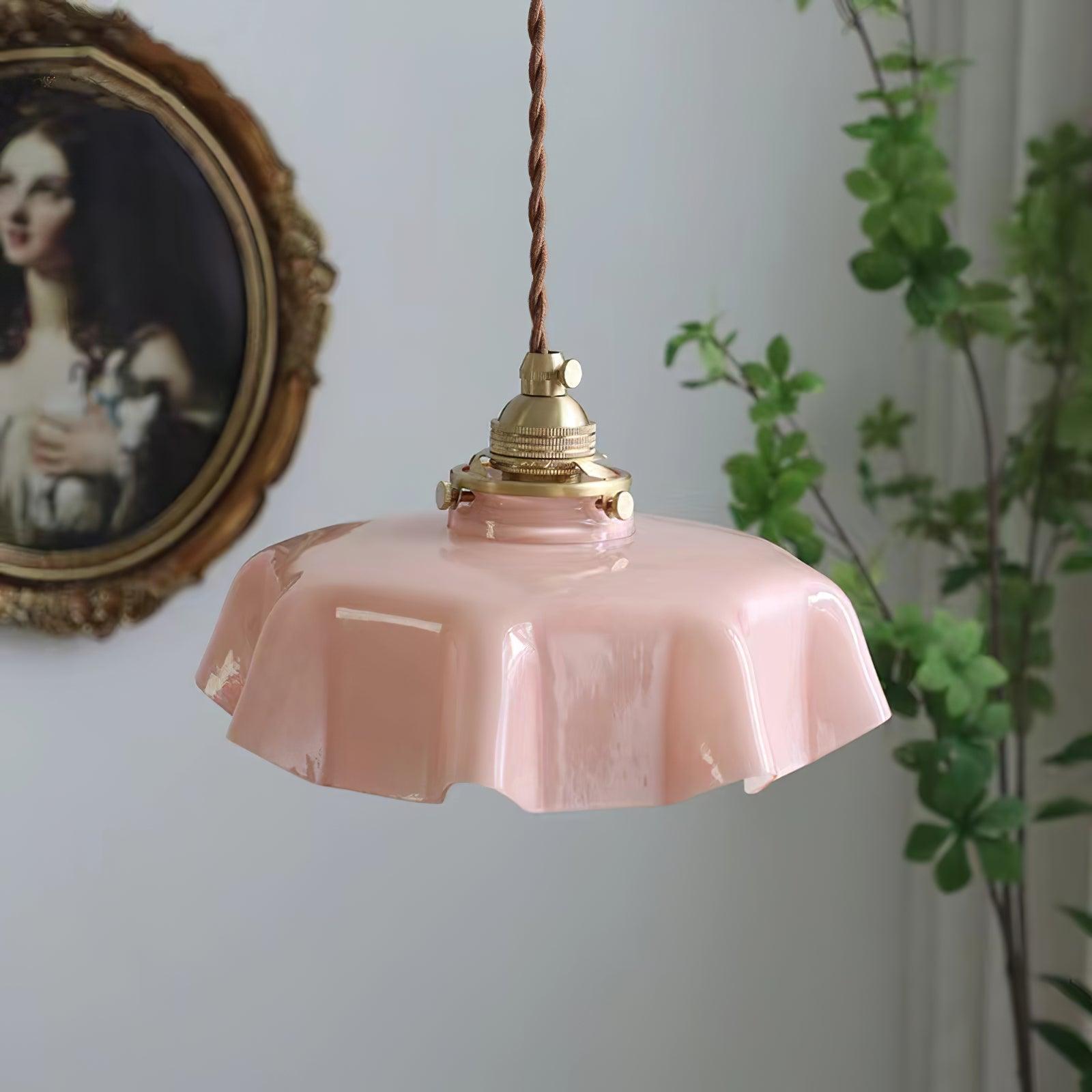 Vintage Pendelleuchte Serer