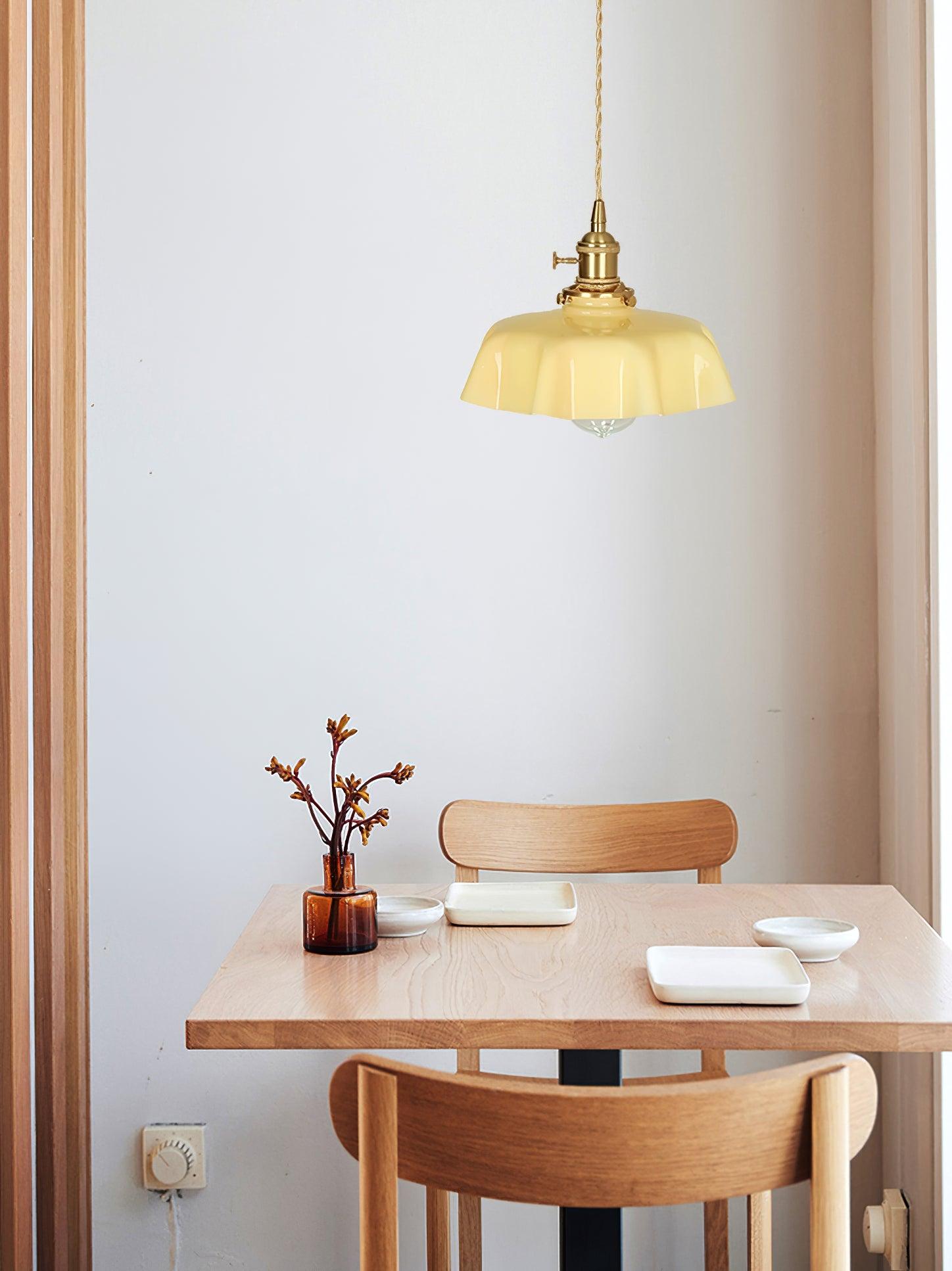 Vintage Pendelleuchte Serer