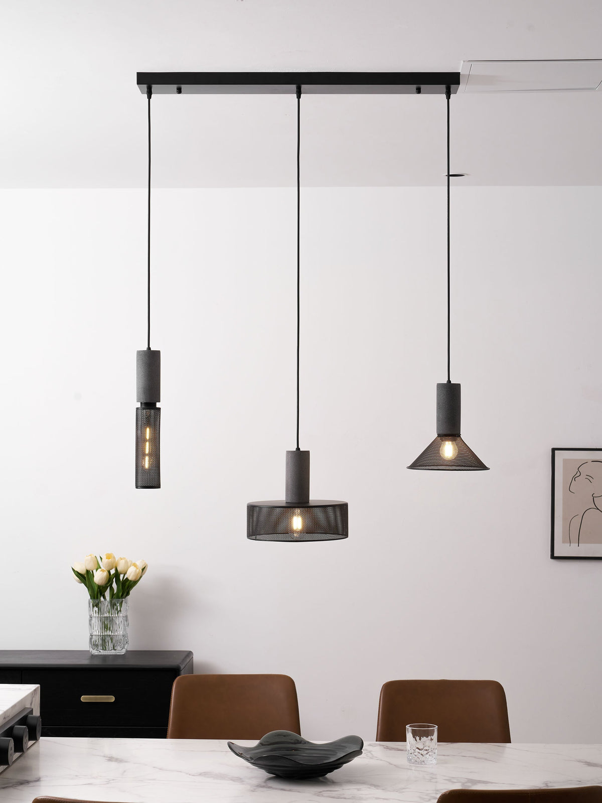 Industrielle Pendelleuchte Arlinia
