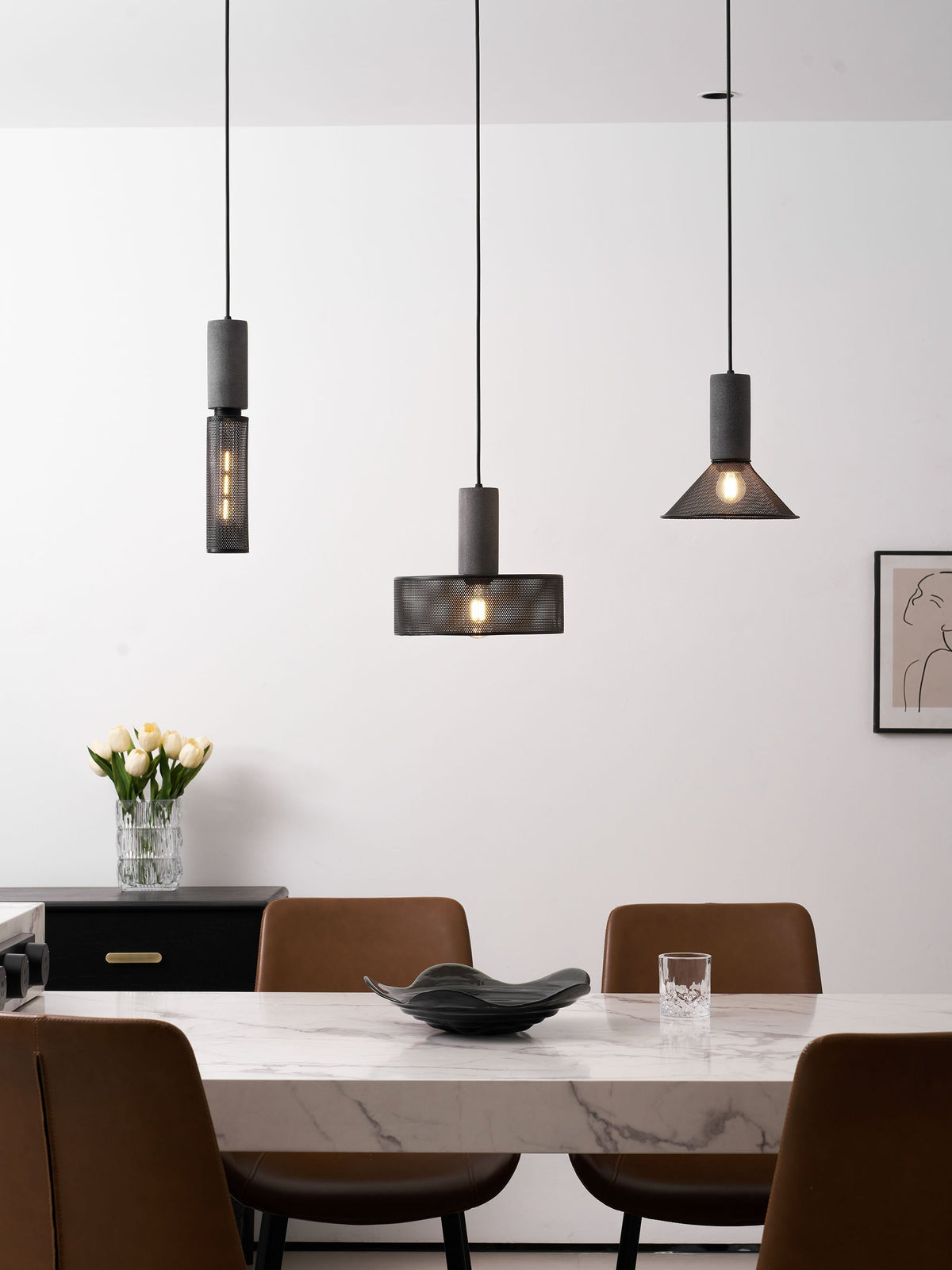 Industrielle Pendelleuchte Arlinia