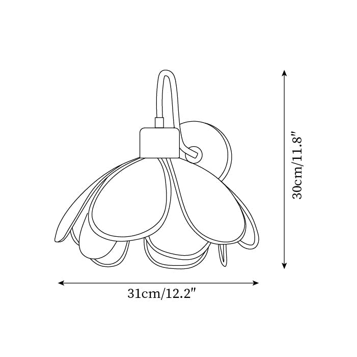 Ciena Petal Wall Light – detail 5