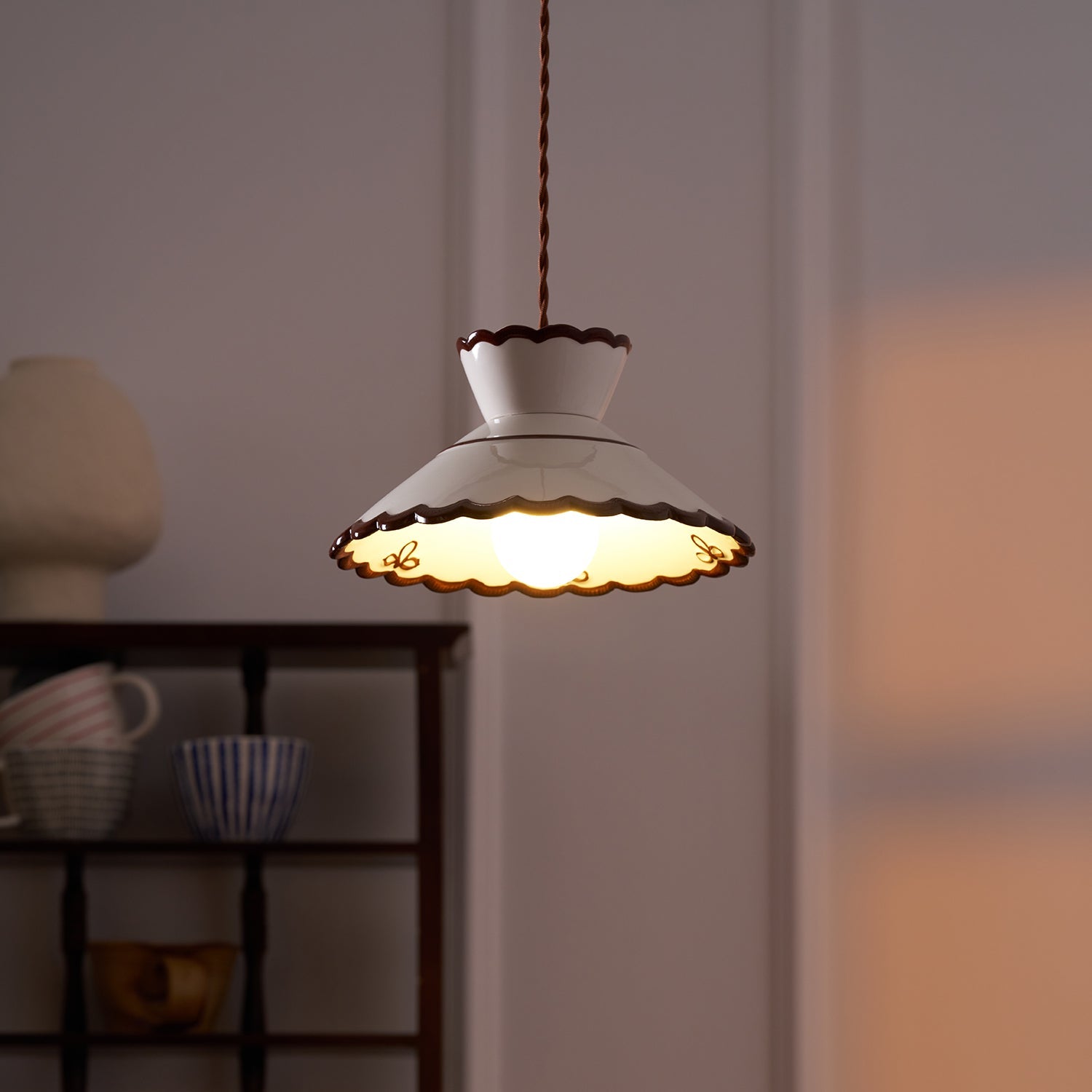 Vintage Pendelleuchte Larerelle
