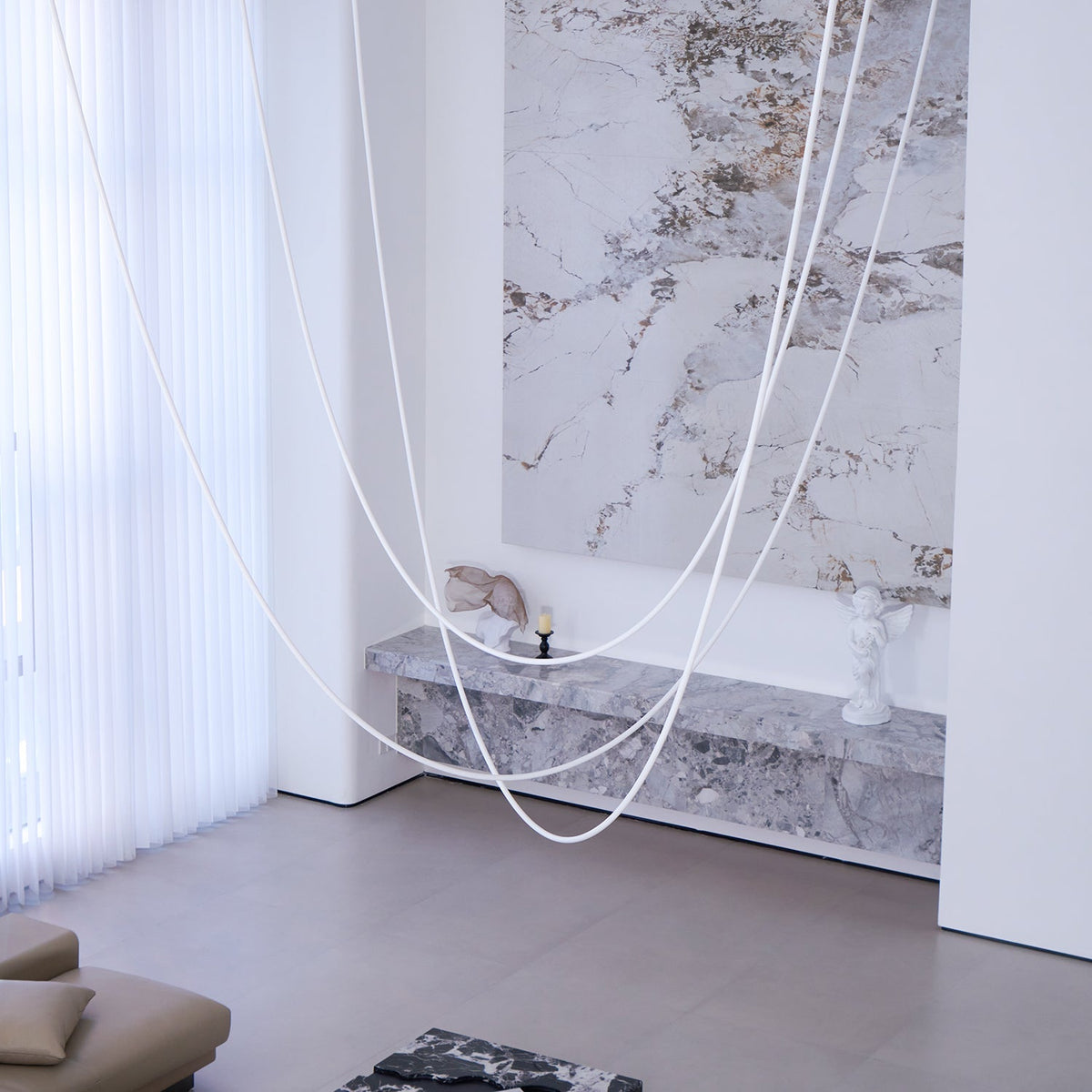 Flexible Pendelleuchte Carmita