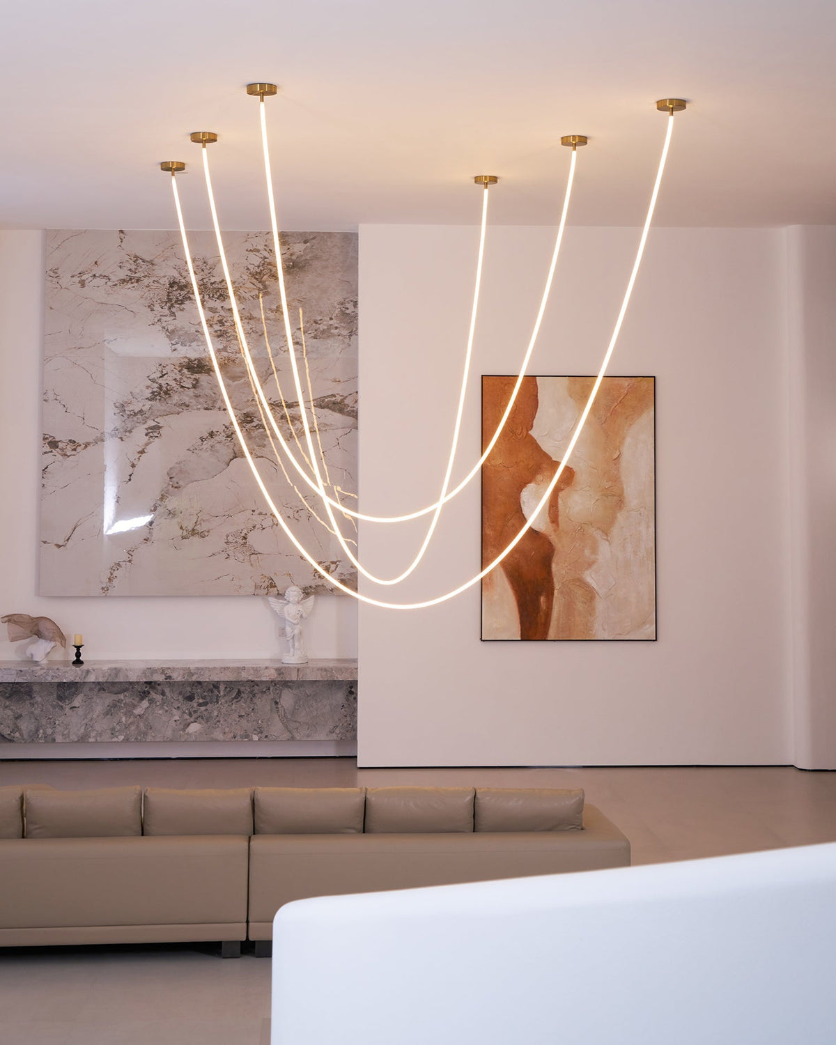 Flexible Pendelleuchte Carmita