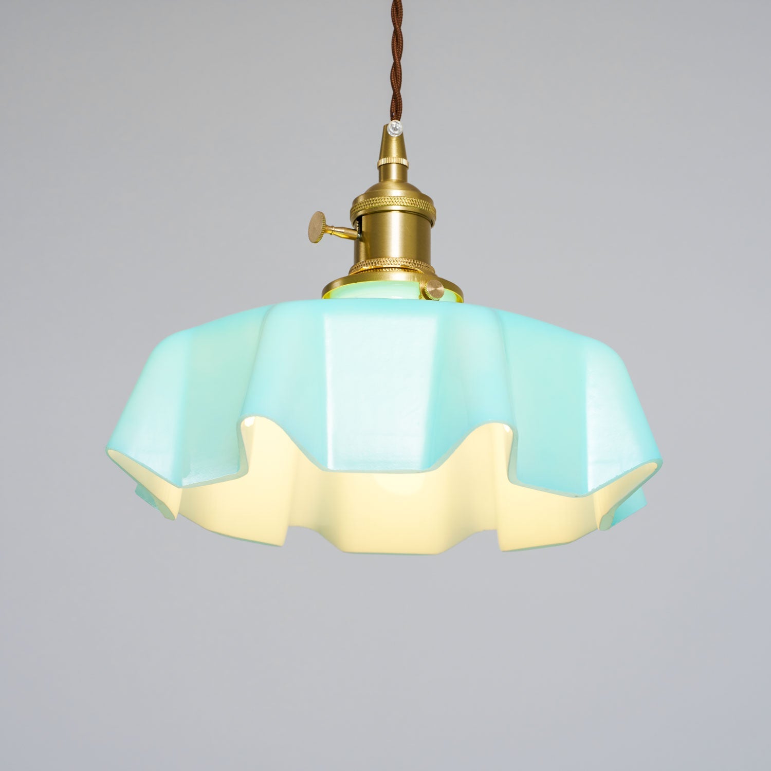 Vintage Pendelleuchte Serer