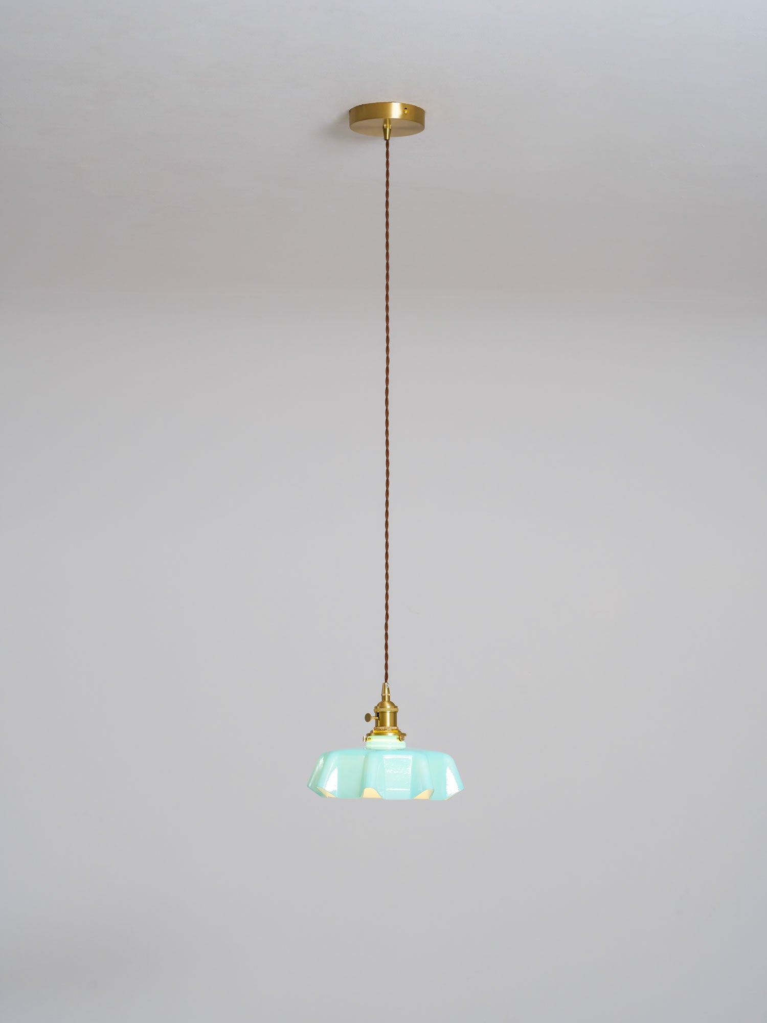 Vintage Pendelleuchte Serer
