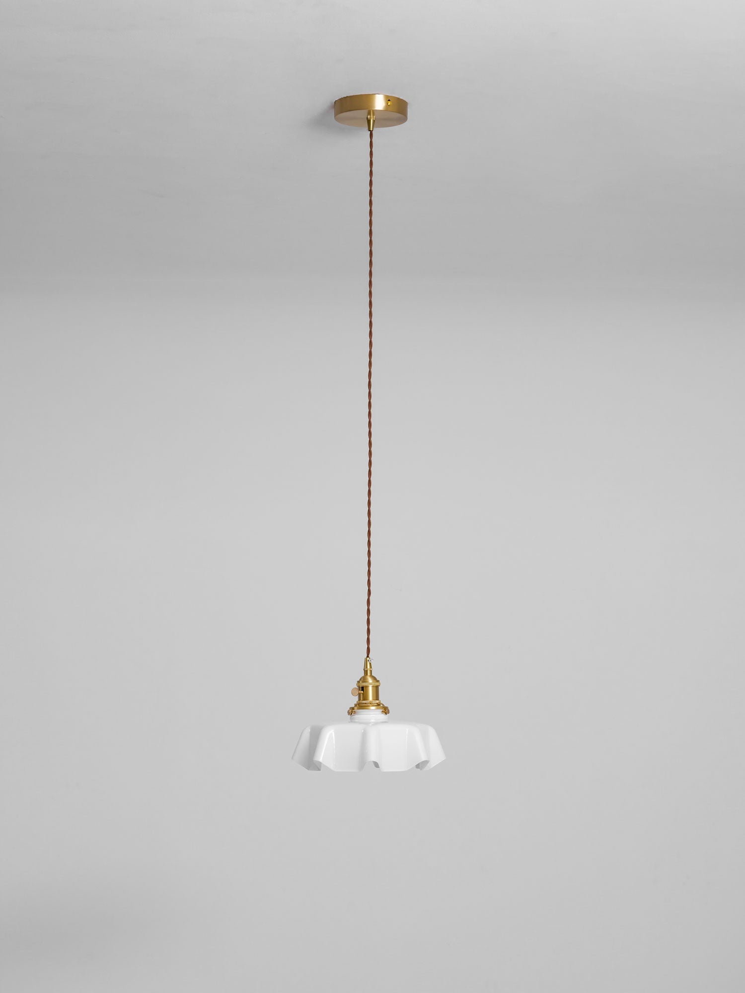 Vintage Pendelleuchte Serer