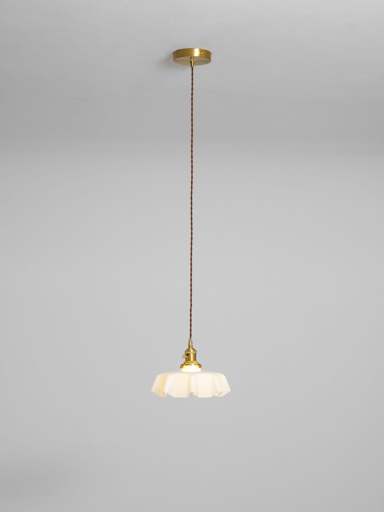 Vintage Pendelleuchte Serer
