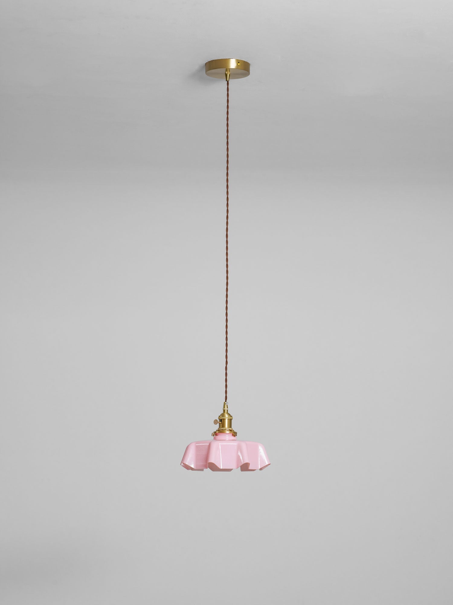 Vintage Pendelleuchte Serer