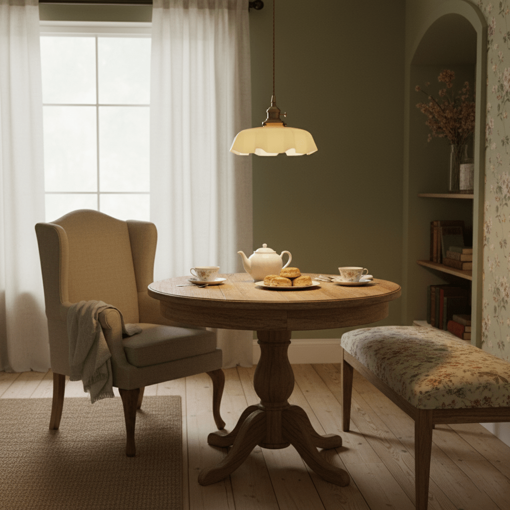 Vintage Pendelleuchte Serer