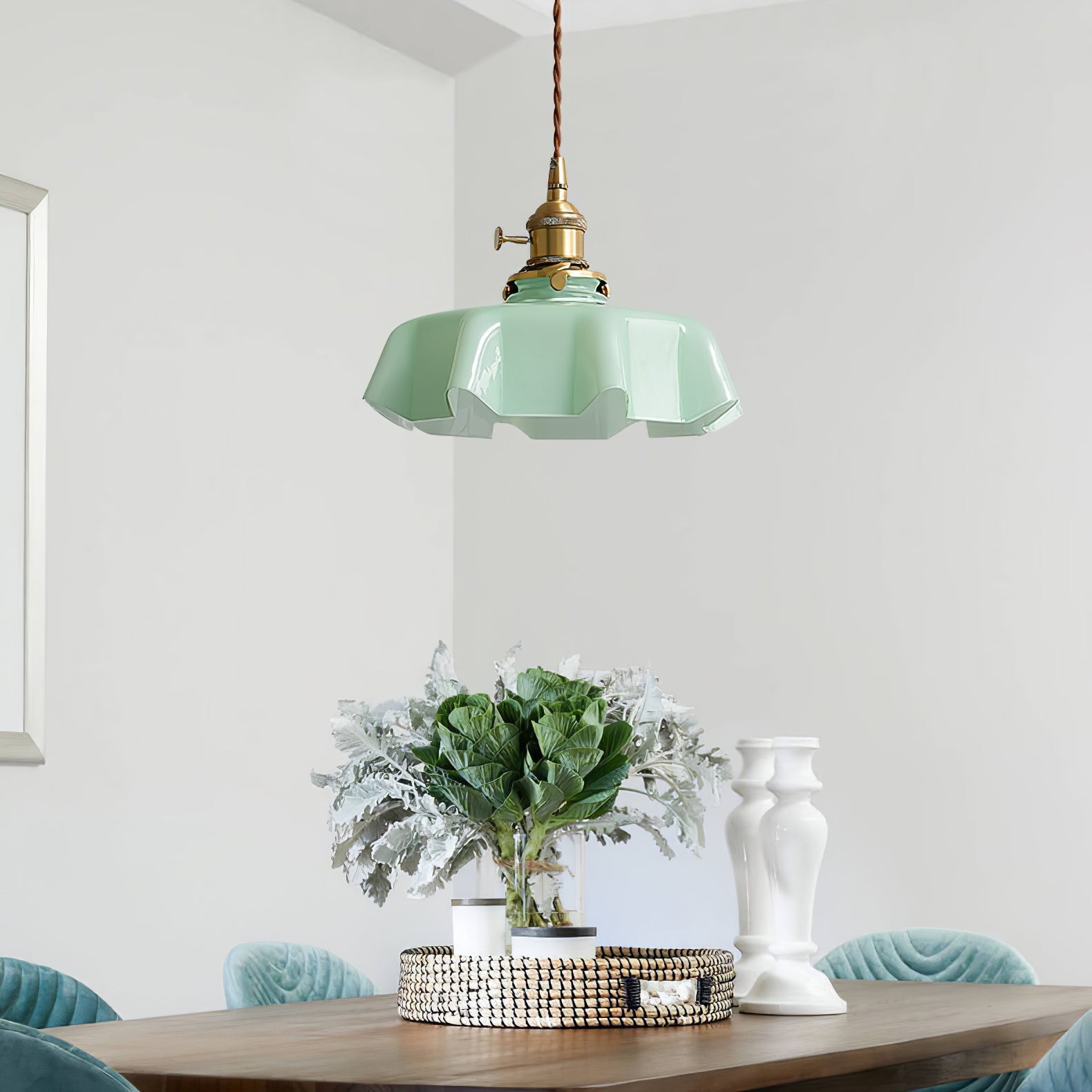 Vintage Pendelleuchte Serer