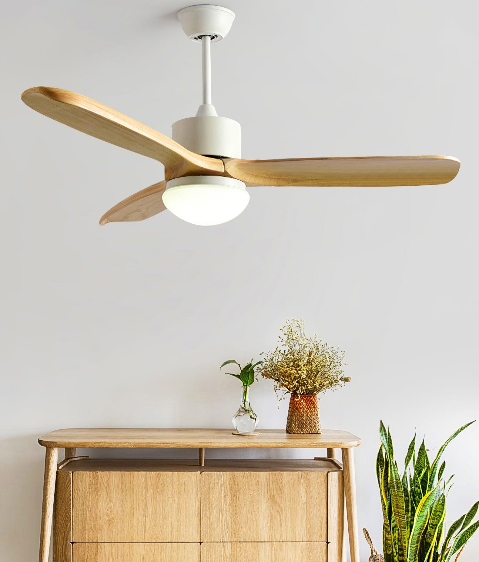 Moderne Deckenventilatorleuchte Fioeli
