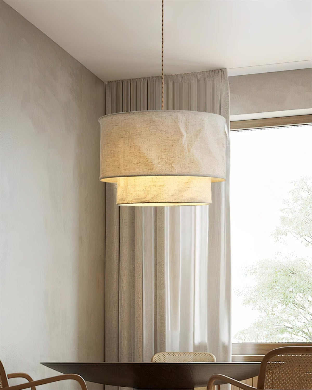 Mariela Fabric Pendant Lamp – detail 15