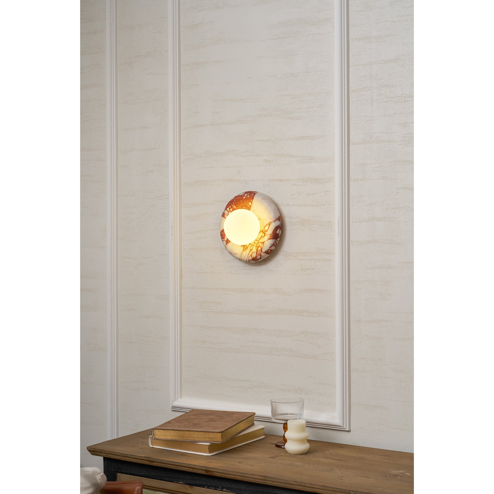 Runde Wandleuchte Elinerie