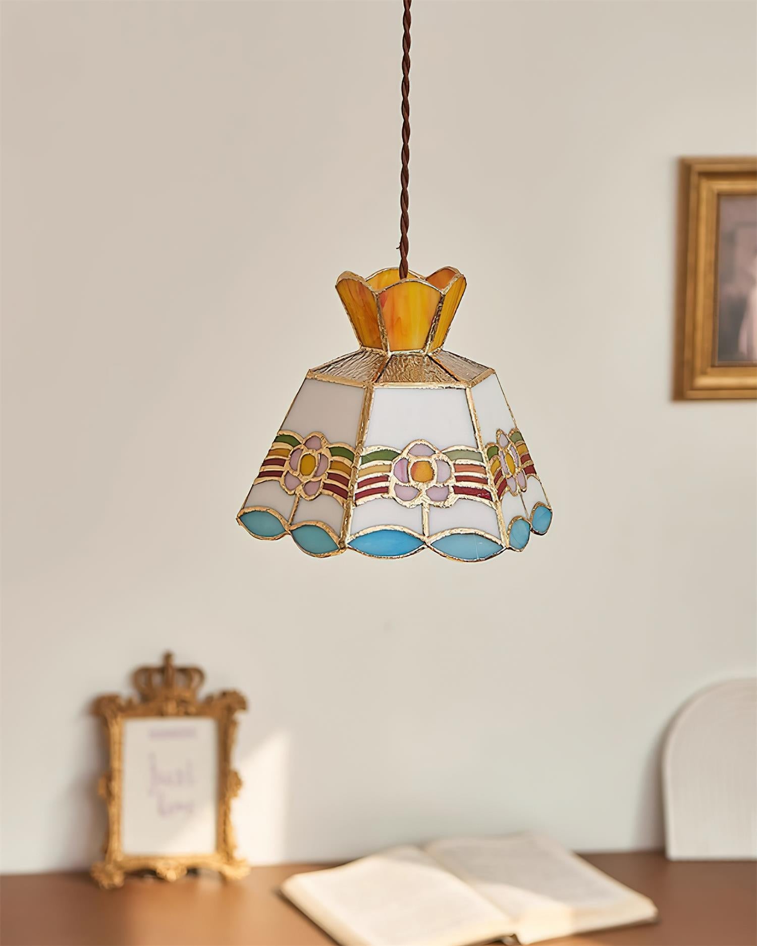 Vintage Pendelleuchte Theosose