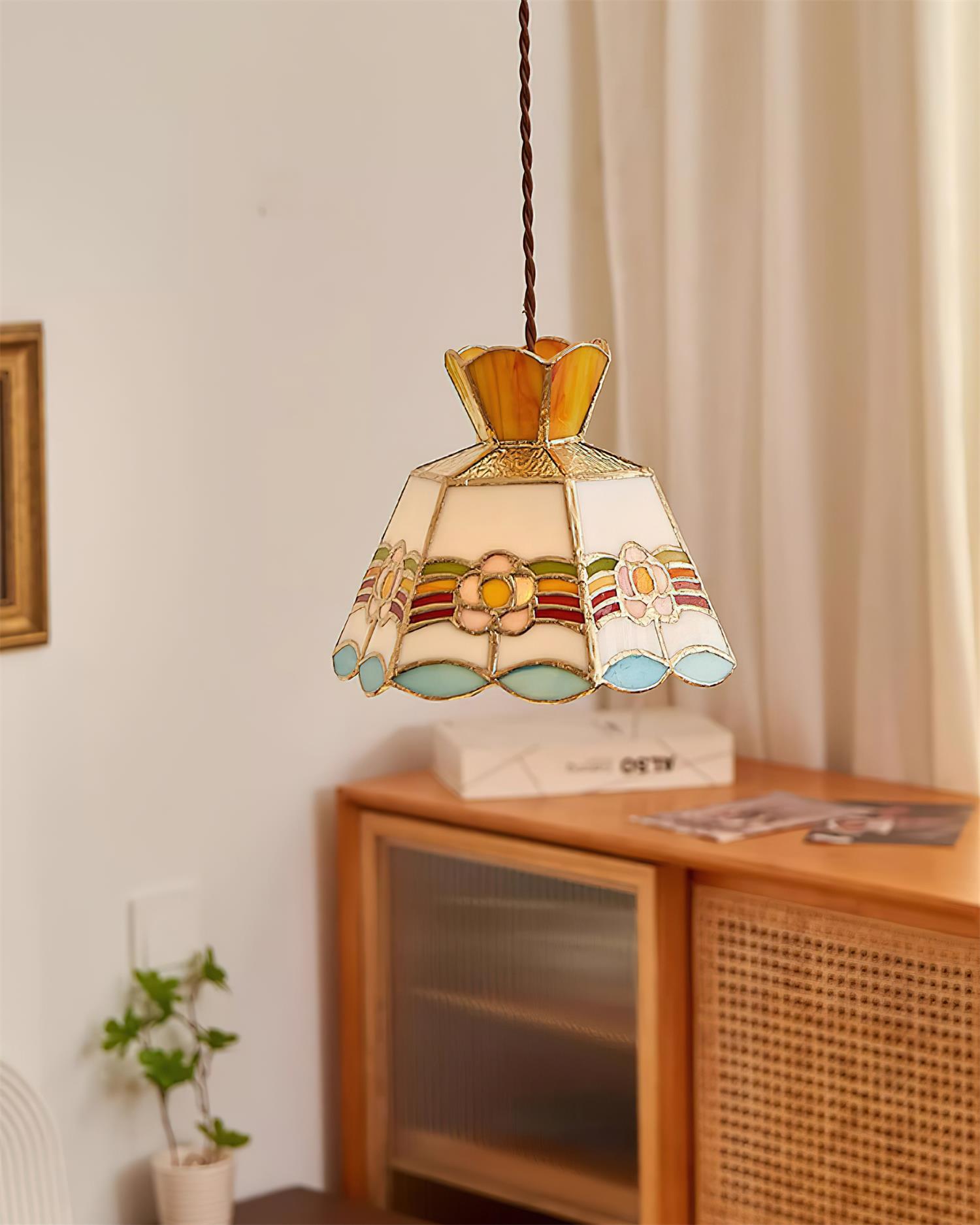 Vintage Pendelleuchte Theosose