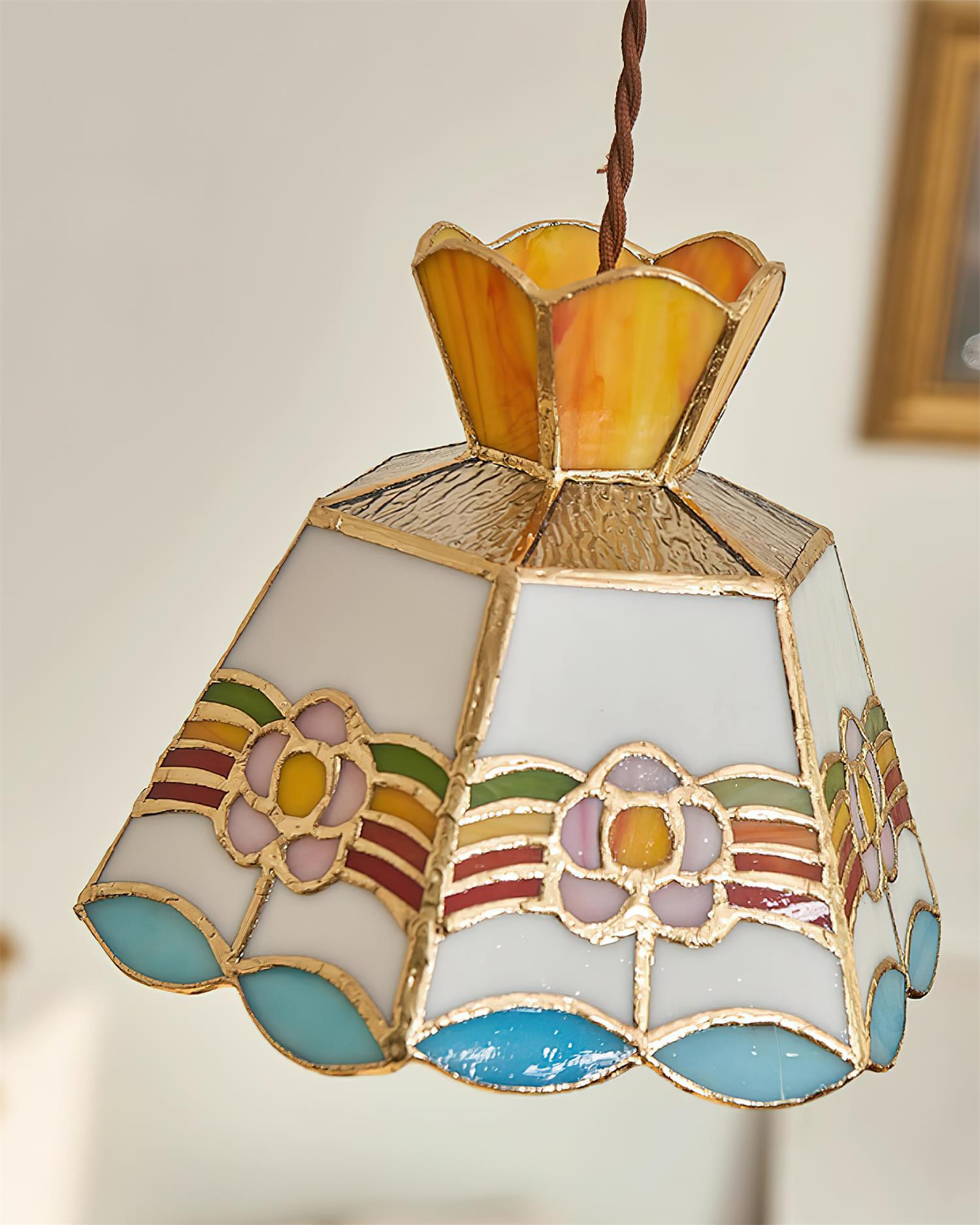 Vintage Pendelleuchte Theosose