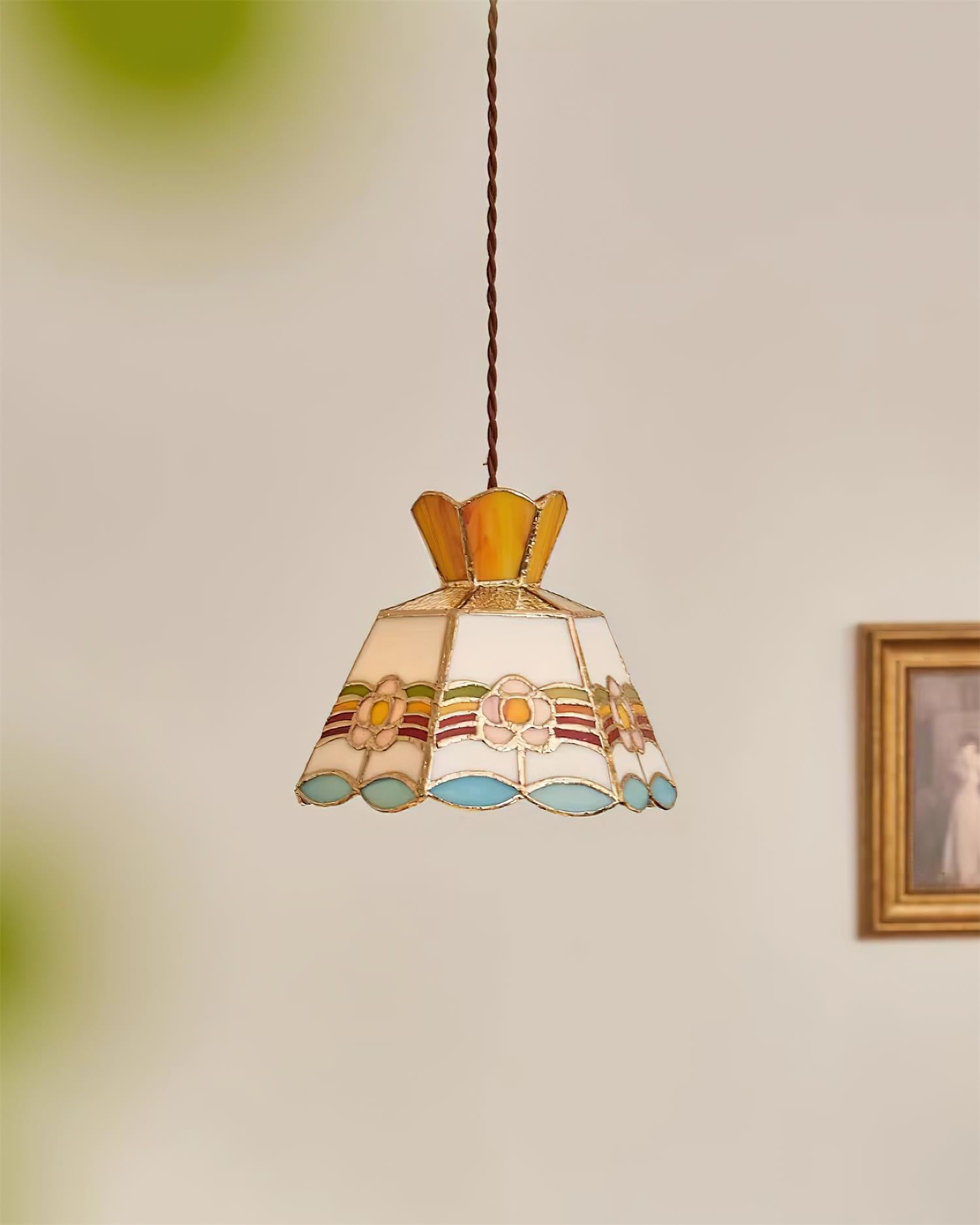 Vintage Pendelleuchte Theosose