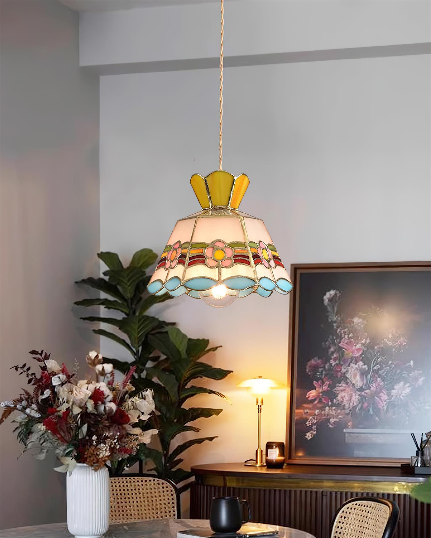 Vintage Pendelleuchte Theosose