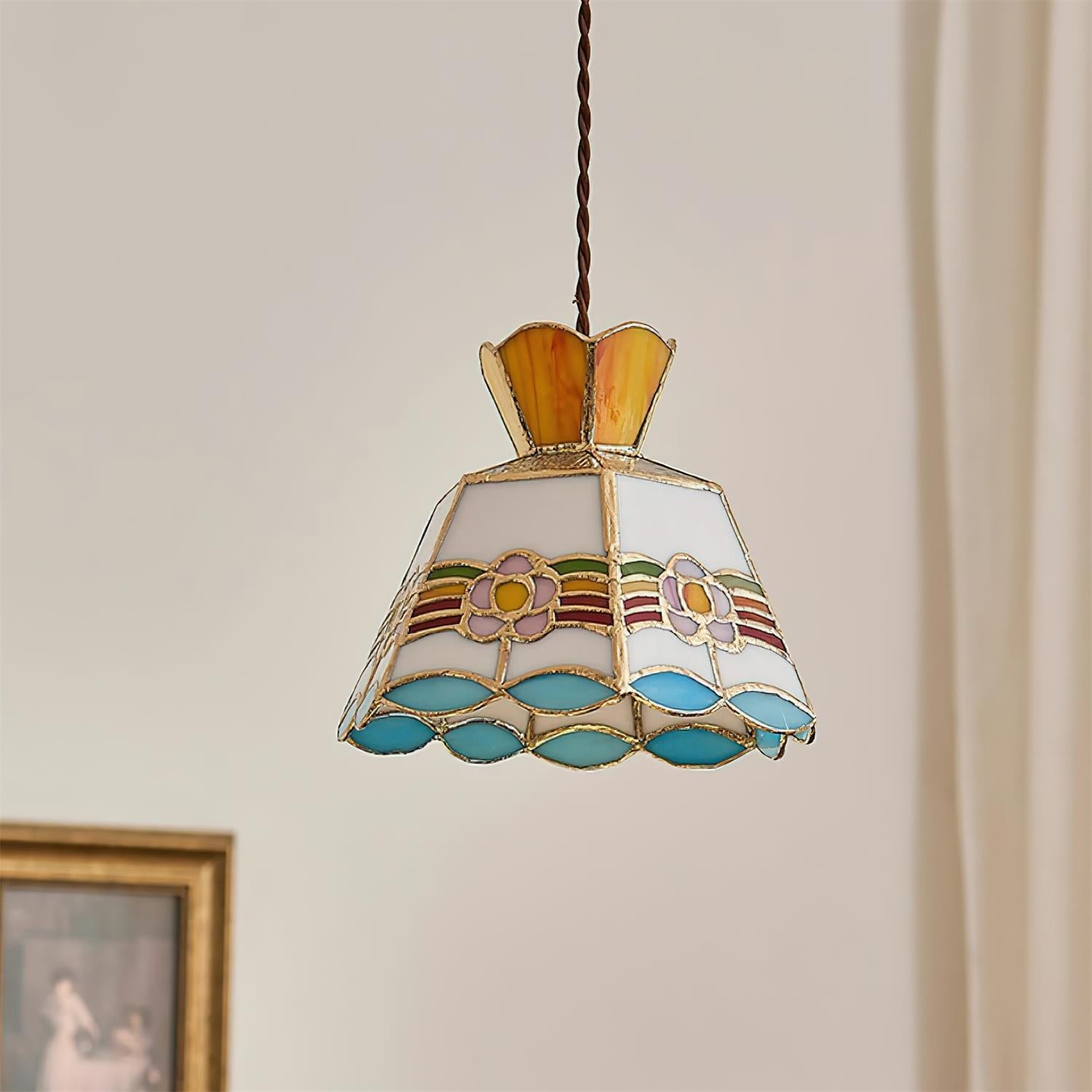 Vintage Pendelleuchte Theosose