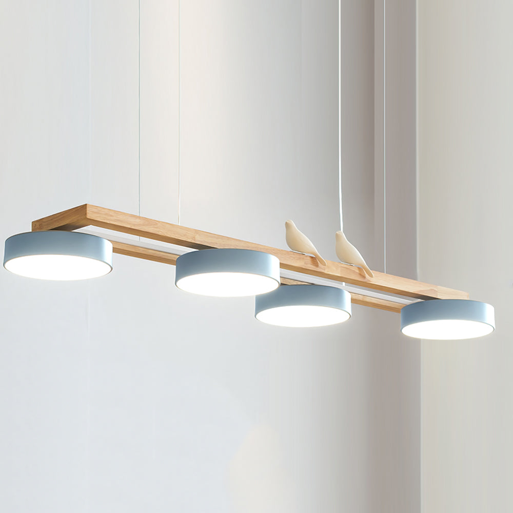 Linearer Kronleuchter Olievo