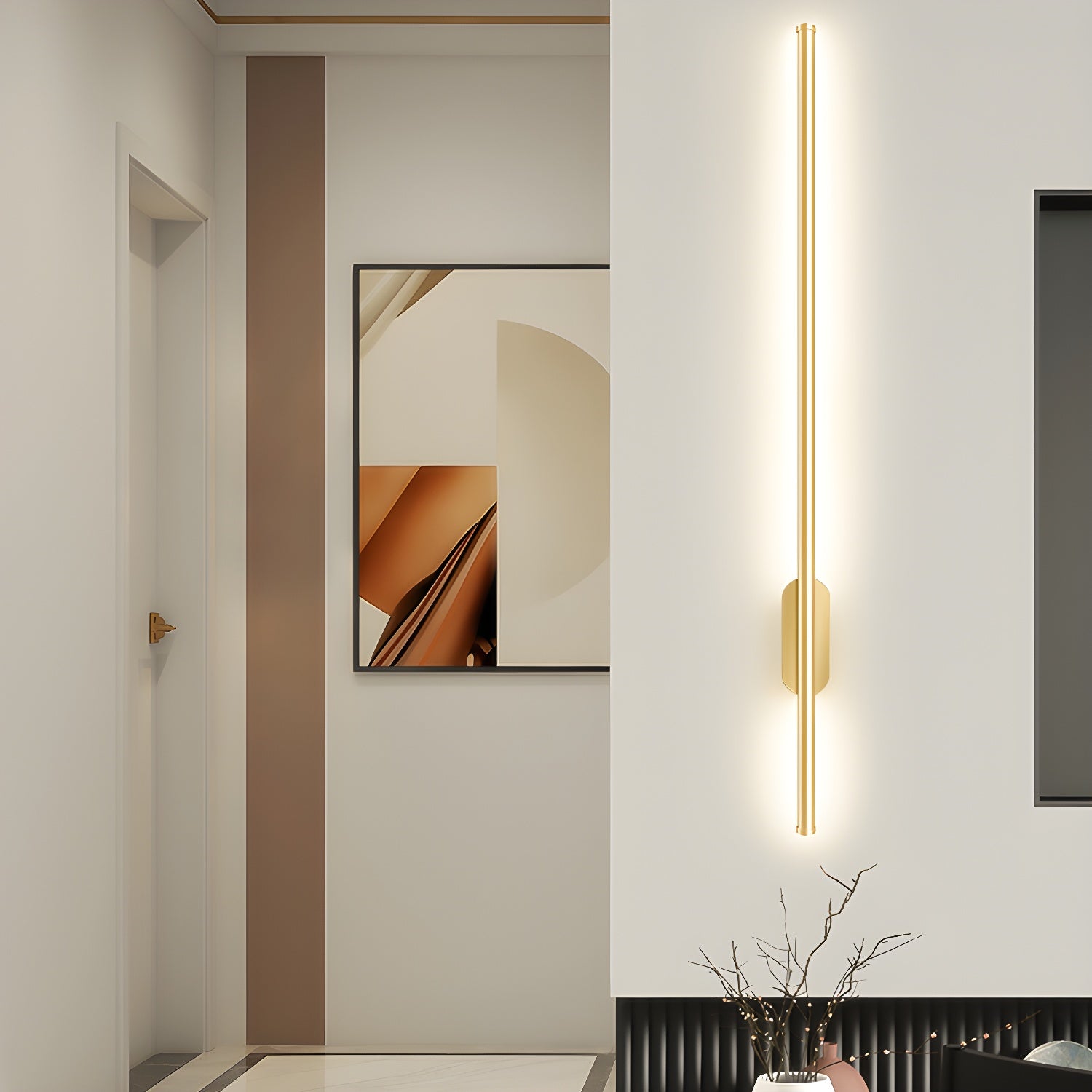 Lineare Wandleuchte Alelan