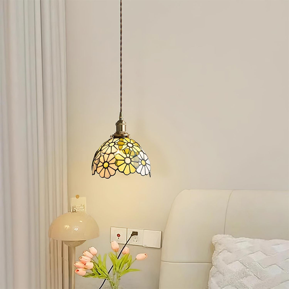 Florale Pendelleuchte Dordoral