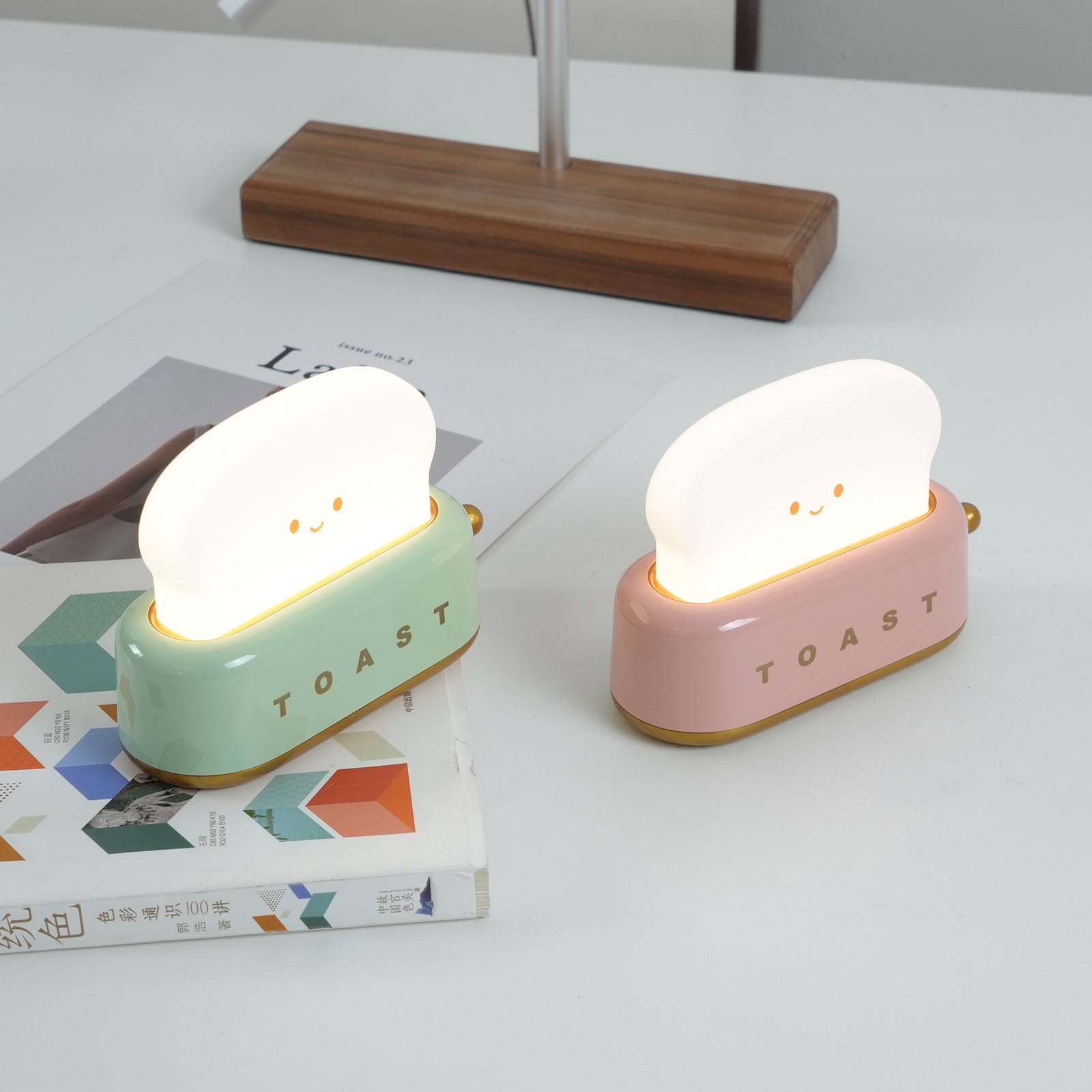 Tischleuchte Lumviis Toaster