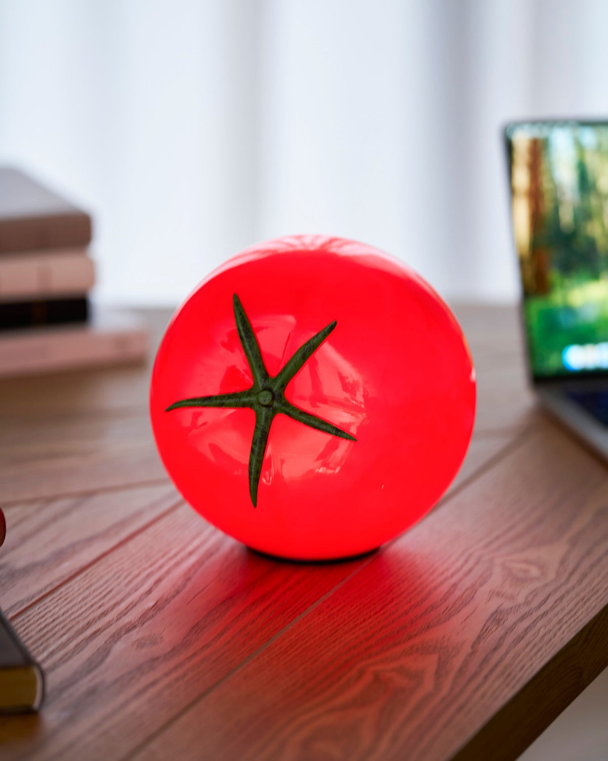 Tomatenförmige Tischleuchte Perno