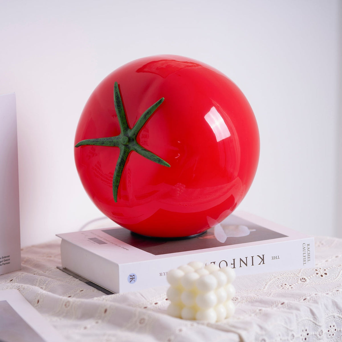 Tomatenförmige Tischleuchte Perno