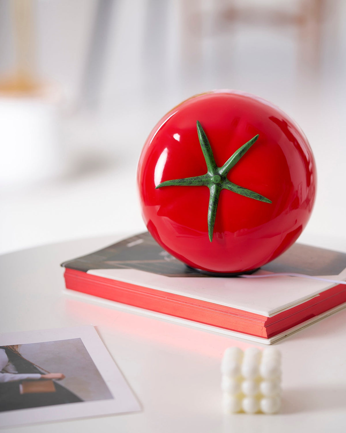 Tomatenförmige Tischleuchte Perno