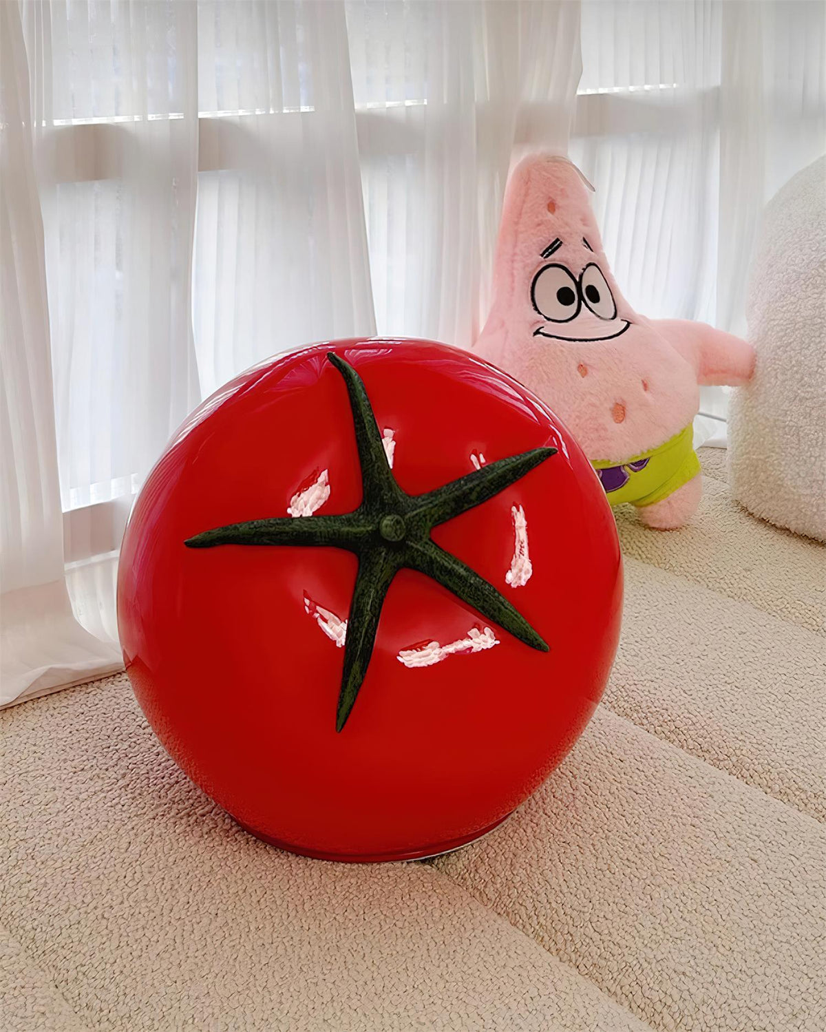 Tomatenförmige Tischleuchte Perno