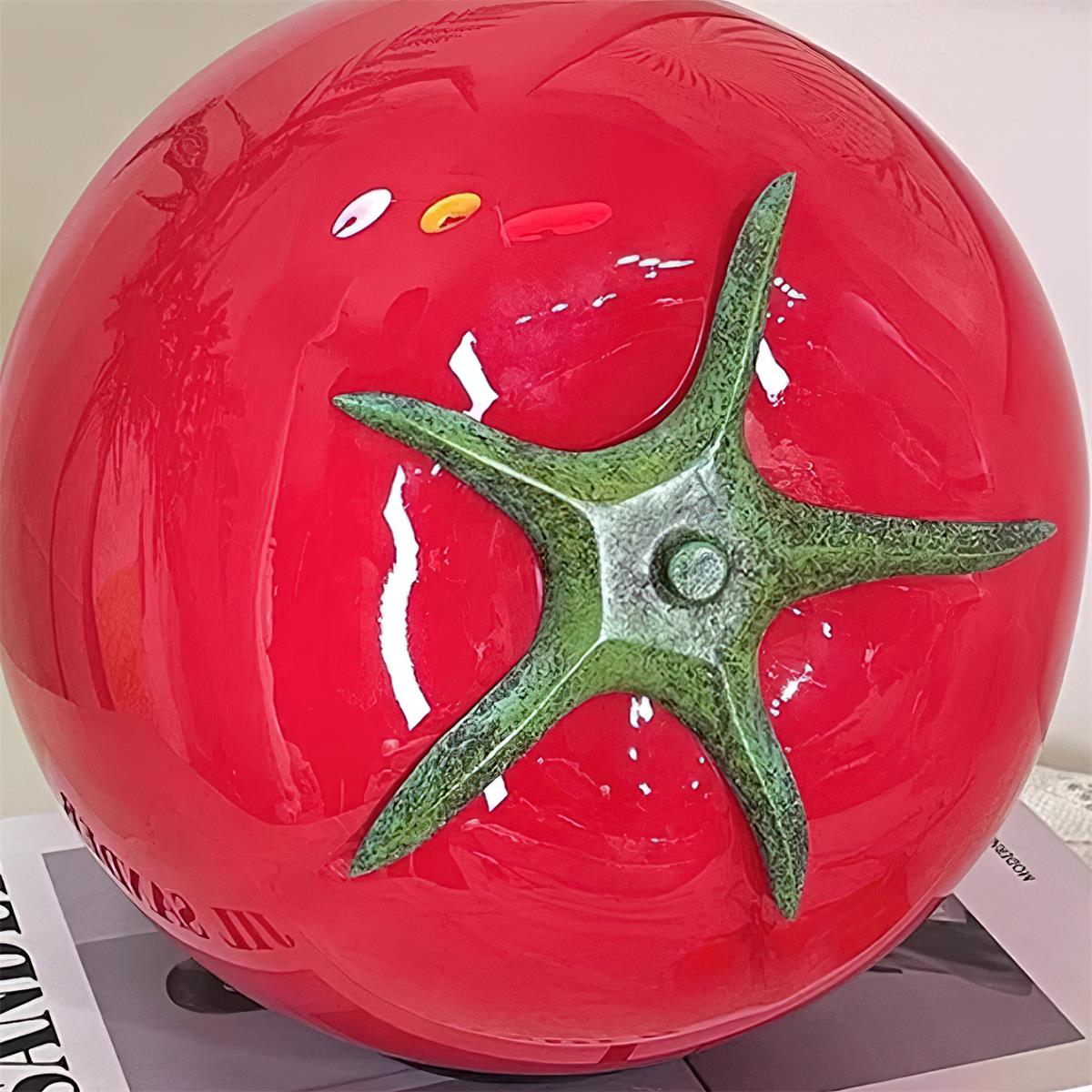 Tomatenförmige Tischleuchte Perno