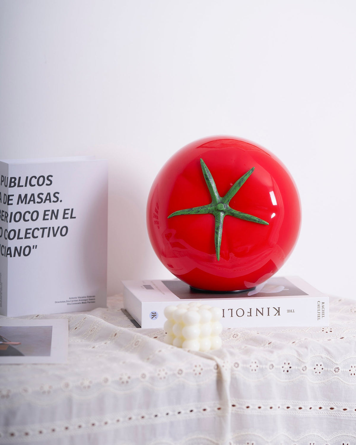 Tomatenförmige Tischleuchte Perno