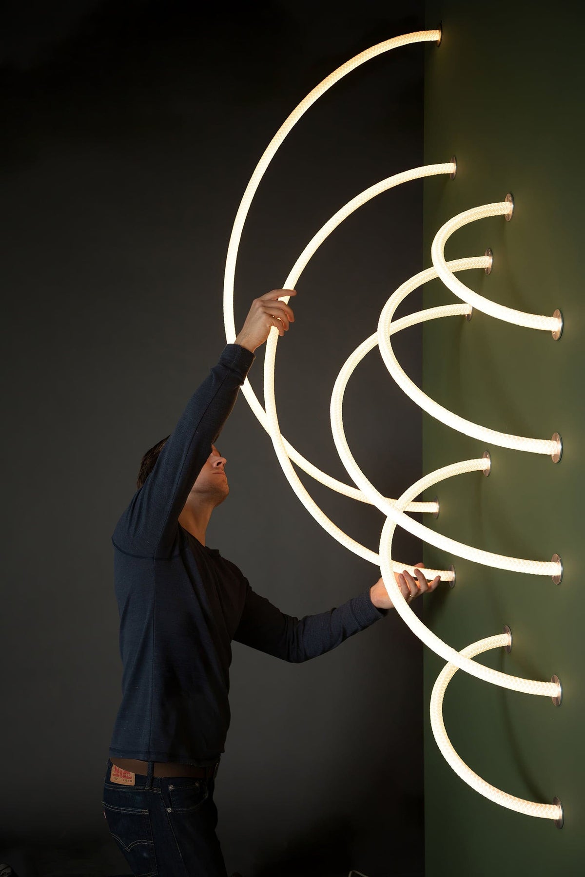 Flexible Pendelleuchte Carmita