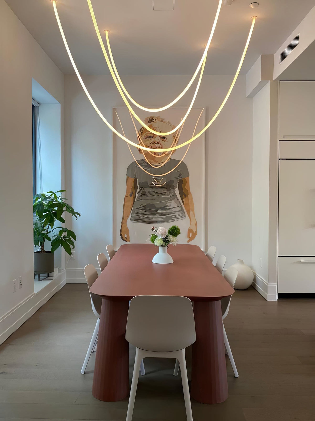 Flexible Pendelleuchte Carmita